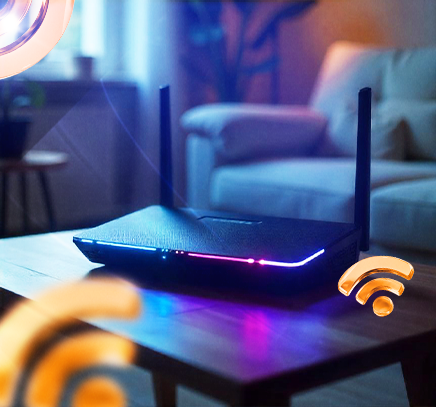 Internet rápida e estável